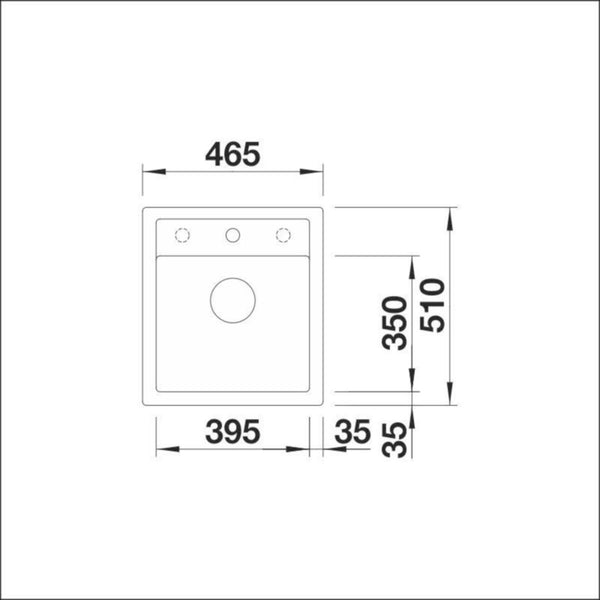 Upotettava Allas Blanco Dalago 45 Silgr Anthraz 5928135