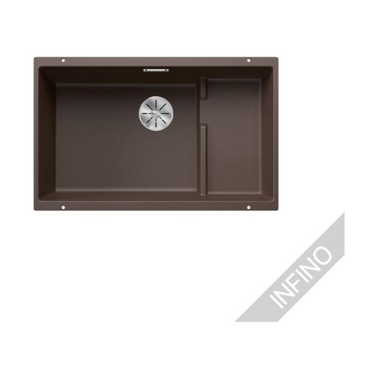 Altapäin Kiinnitettävä Allas Subline 700-U Level Silgr Coff 5928943