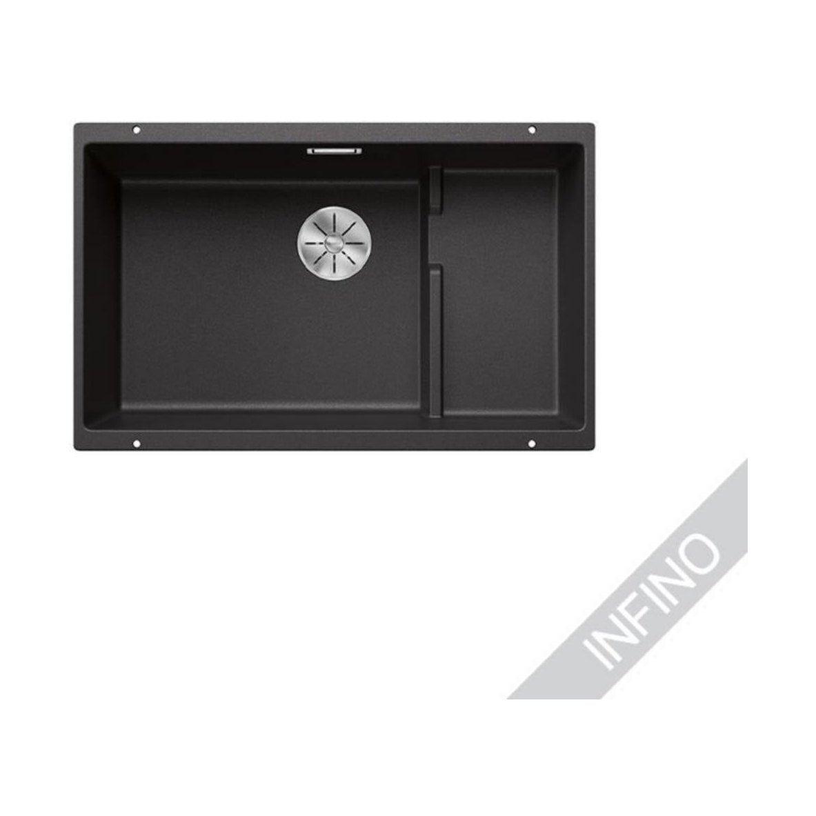 Altapäin Kiinnitettävä Allas Subline 700-U Level Silgr Anth 5928942