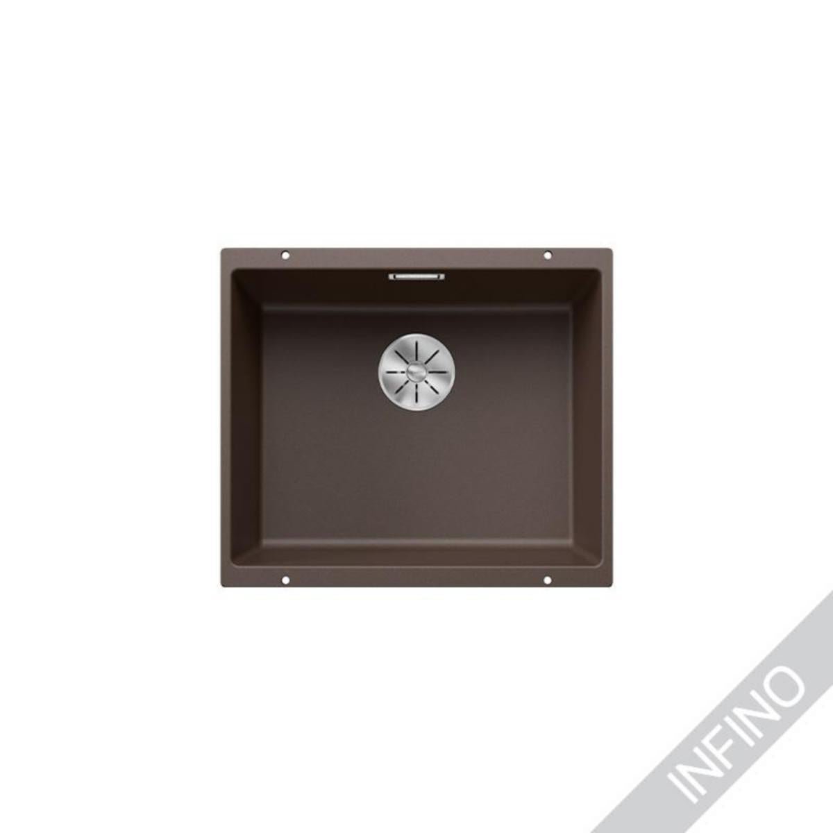 Altapäin Kiinnitettävä Allas Subline 500-U Silgr Coffee [5928934]