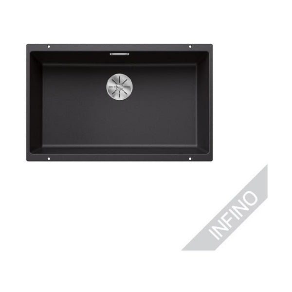 Altapäin Kiinnitettävä Allas Subline 700-U Silgr Mattamusta 5928953