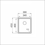 Upotettava Allas Luna-X 340-Ifn/U Messinki 5929338