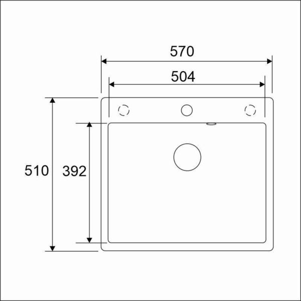 Päältä Asennettava Allas Luka 6 Antrasiitti Komposiitti 5929344