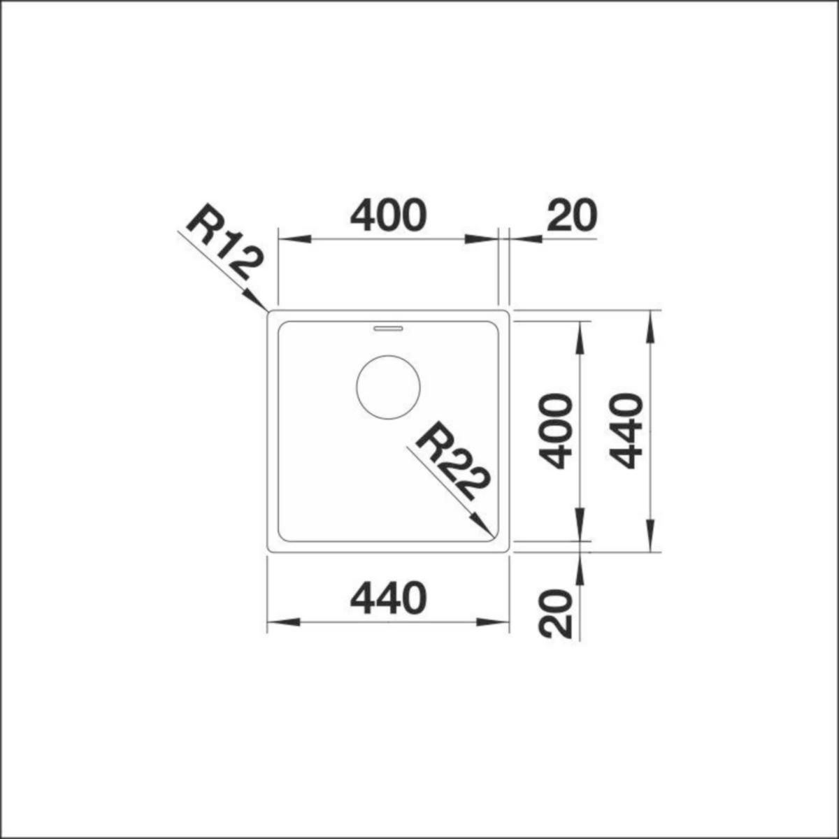 Upotettava - /Huullosallas Rst Blanco Andano 400 - Ifn 10623IFN [5928002] | lvitarvikkeet.fi