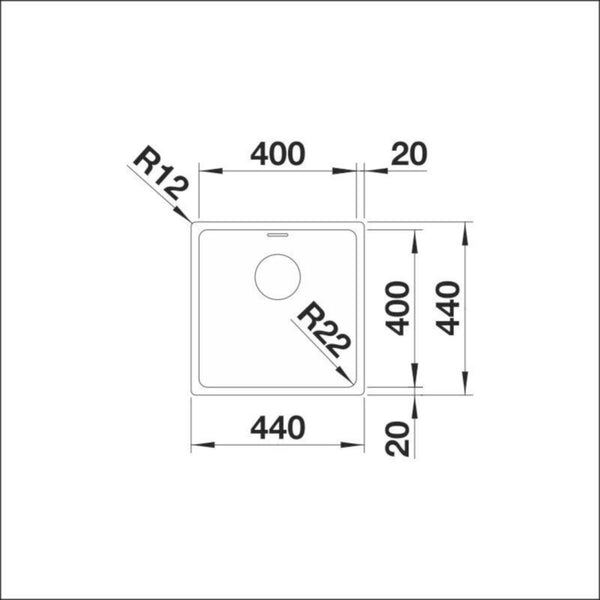 Upotettava - /Huullosallas Rst Blanco Andano 400 - Ifn 10623IFN [5928002] | lvitarvikkeet.fi