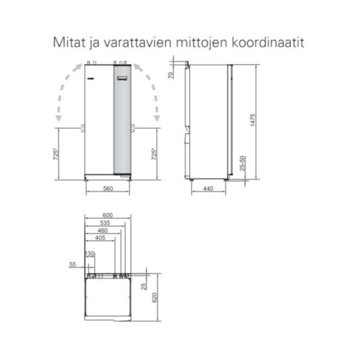 Maalämpöpumppu Nibe F1145 8 kW [5361529] |