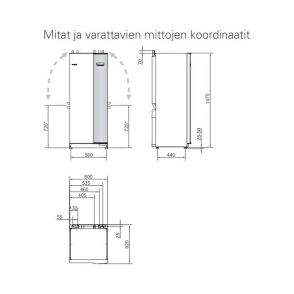 Maalämpöpumppu Nibe F1145 8 kW [5361529] |