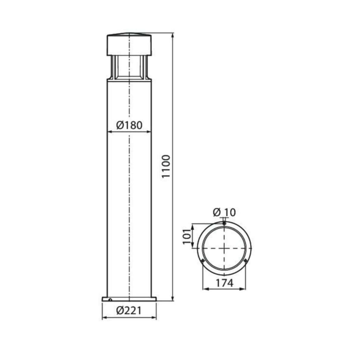 Pollarivalaisin Airam greta big led 16.8W/830 mu [4512232]