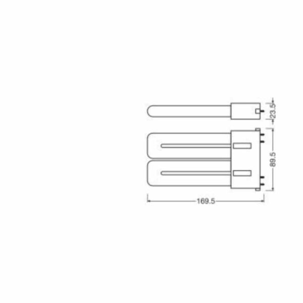 LED - pistokantalamppu LEDVANCE Dulux LED F24 EM 12W/840 2G10 [4935272] |