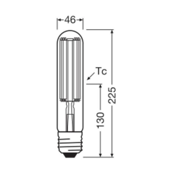 Led - Lamppu Nav Ledvance Nav Led Fil 41W/740 7500Lm E40 [4803032] |