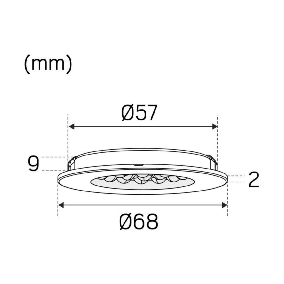 Alasvalo Hide A Lite Spot Slim 12V 3000K 55D Alu [4201676] |