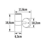 Seinävalaisin Modena 7571 - 000 2Xgu10 Yl/Al [4109520] |