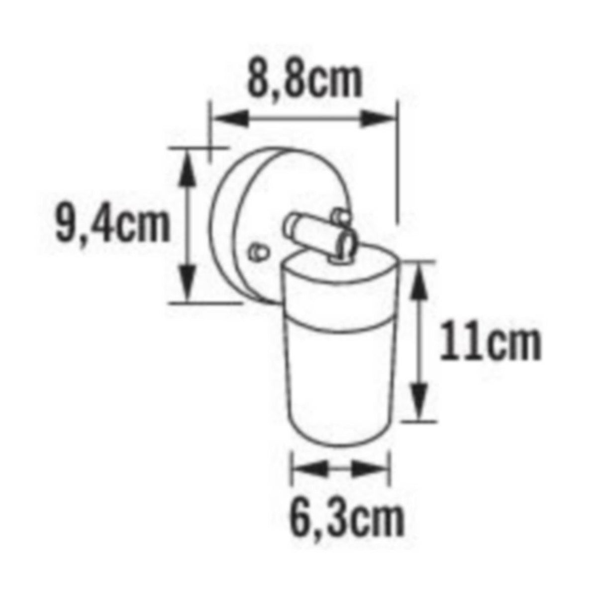 Seinävalaisin Konstsmide 7598-000 35W Gu10 4111877