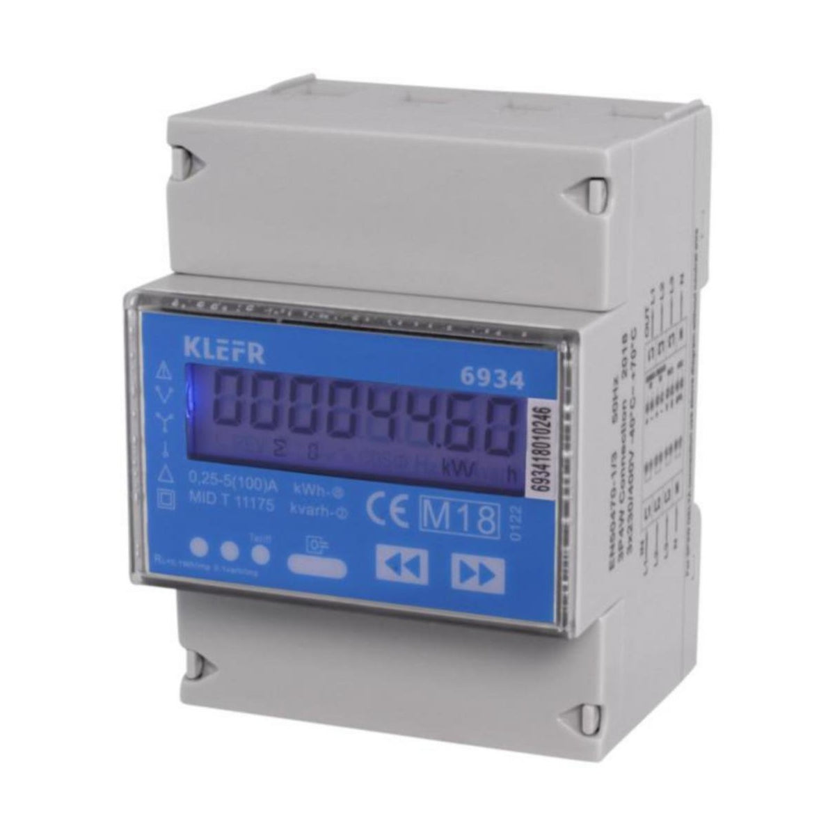 Energiamittari Din Klefr Energiamittari Klefr 6934 [6733300] |