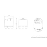 Sadehattu Vilpe Flow 160 vaaleanharmaa [7820292] |