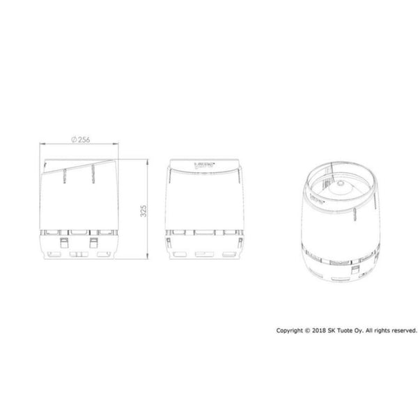 Sadehattu Vilpe Flow 160 vaaleanharmaa [7820292] |