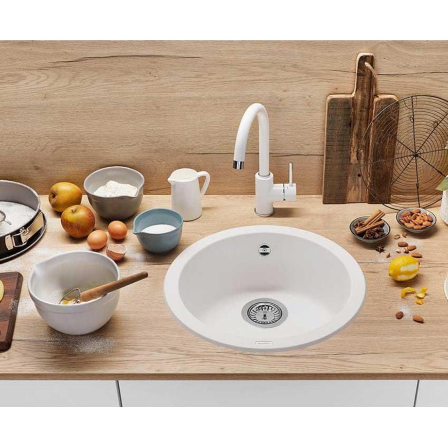 Päältä Asennettava Allas Blanco Rondo Silgr Soft Valk 5928974