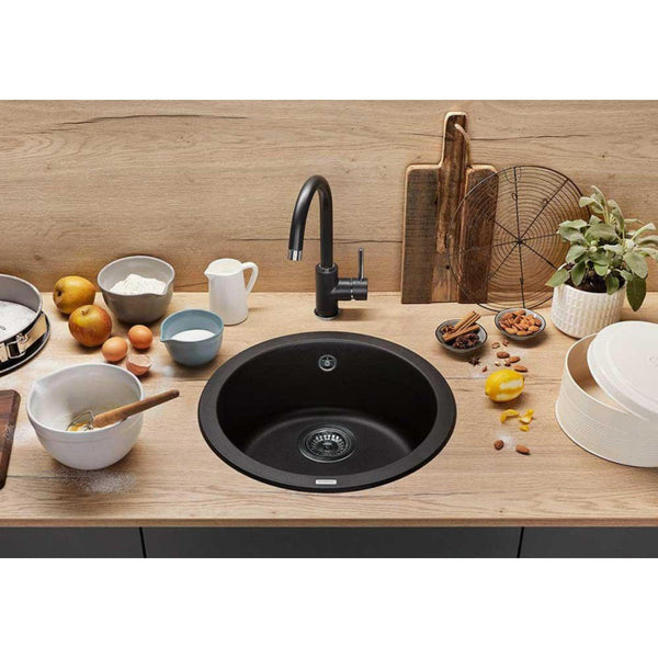 Upotettava Allas Blanco Rondo Silgr, Anthrazit 5928111