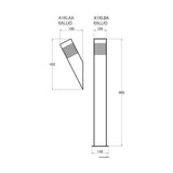 Pollarivalaisin Airam kallio Pihapiirivalaisin IP44 E27 glc gr H900 [4107274]