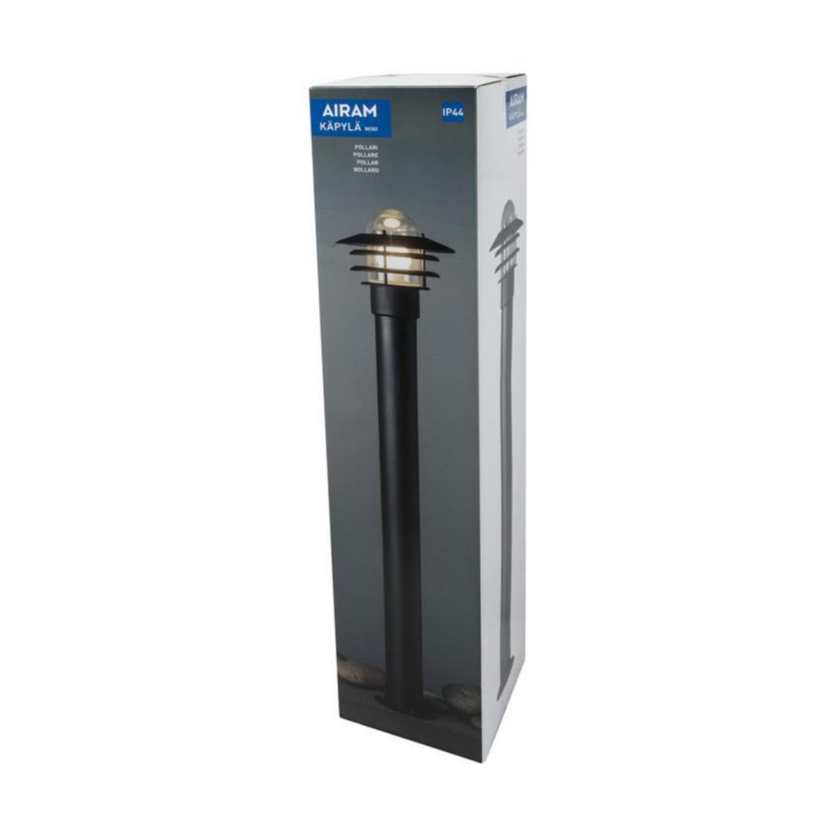 Pihapiirivalaisin Airam käpylä bollard Pihapiirival IP44 E27 glc bk H1100 [4107608]