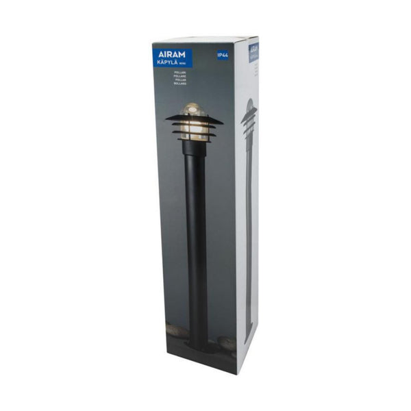Pihapiirivalaisin Airam käpylä bollard Pihapiirival IP44 E27 glc bk H1100 [4107608]