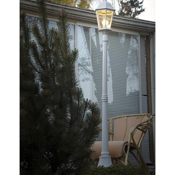 Pihapiirivalaisin Airam kartano pole IP44 E27 glc wh [4107199]