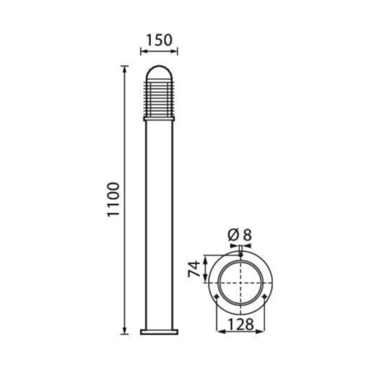 Pollarivalaisin Airam ares led ja E27 15W/840 ho [4513116]