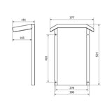 Latausasematarvike Next Green Seinäteline Wallplate 250 [3506302] |