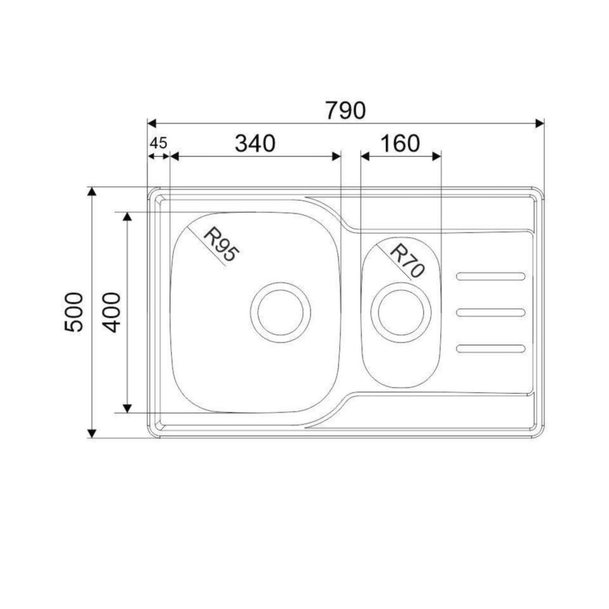 Päältäasennettava Allas Rst Danex 6-Ts Mini 5929353