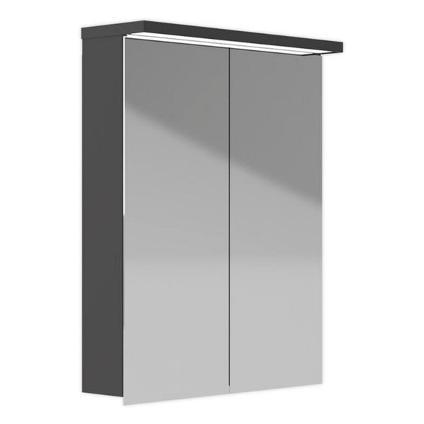 Peilikaappi Valaisimella Klara 550 Vasen Harmaa [6045381]