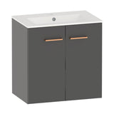 Allaskaappi Stila Soft Close 600 Harmaa 6045476