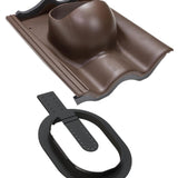 Kattoläpivienti Vilpe CLICK 360044 TIILI Ruskea 7820653