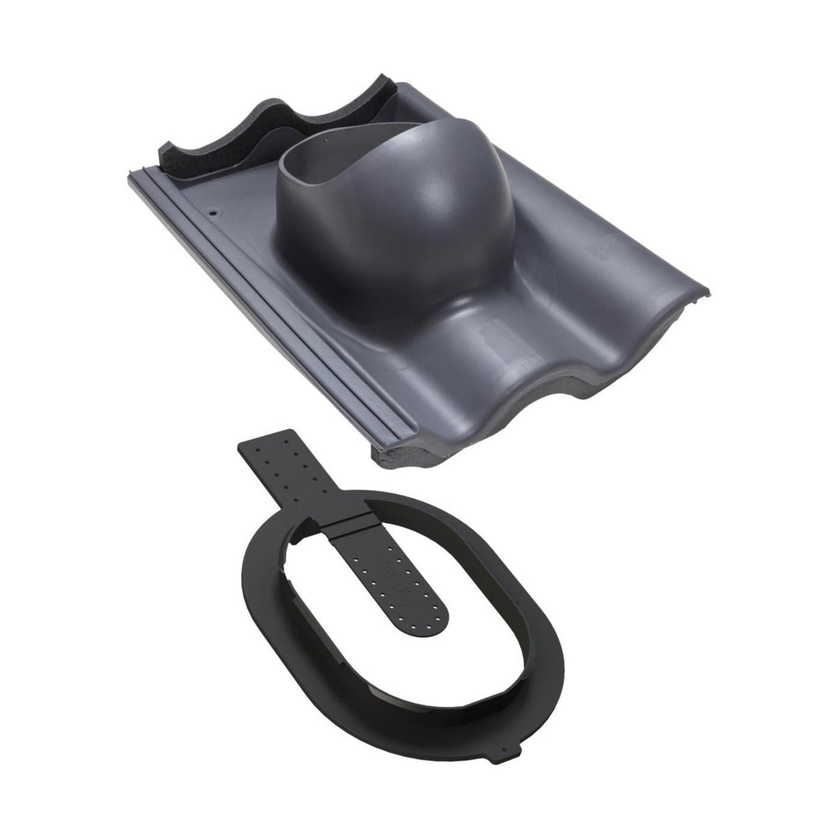 Kattoläpivienti Click Vilpe 360047 Tiili Harmaa [7820654] |