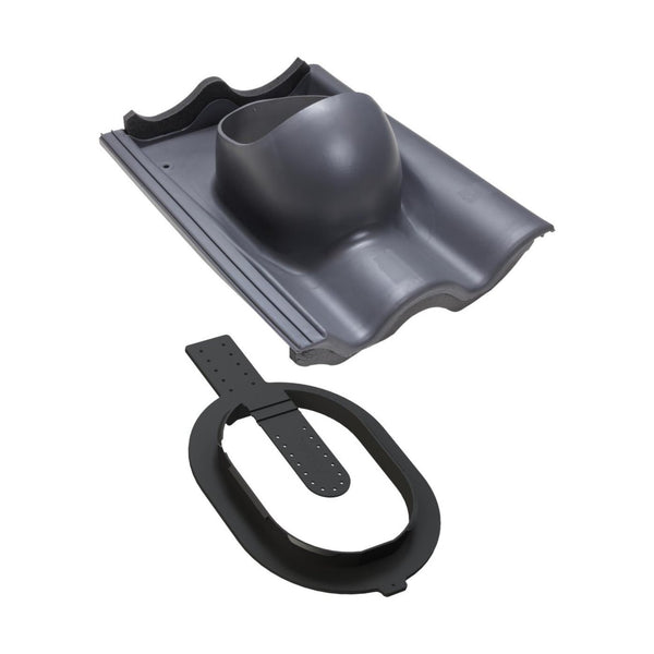 Kattoläpivienti Click Vilpe 360047 Tiili Harmaa [7820654] |