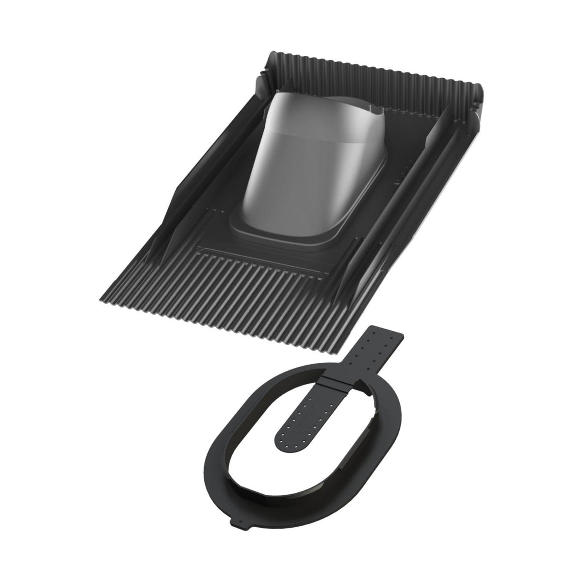 Kattoläpivienti Click Vilpe 360112 Unitile Musta [7820676] |