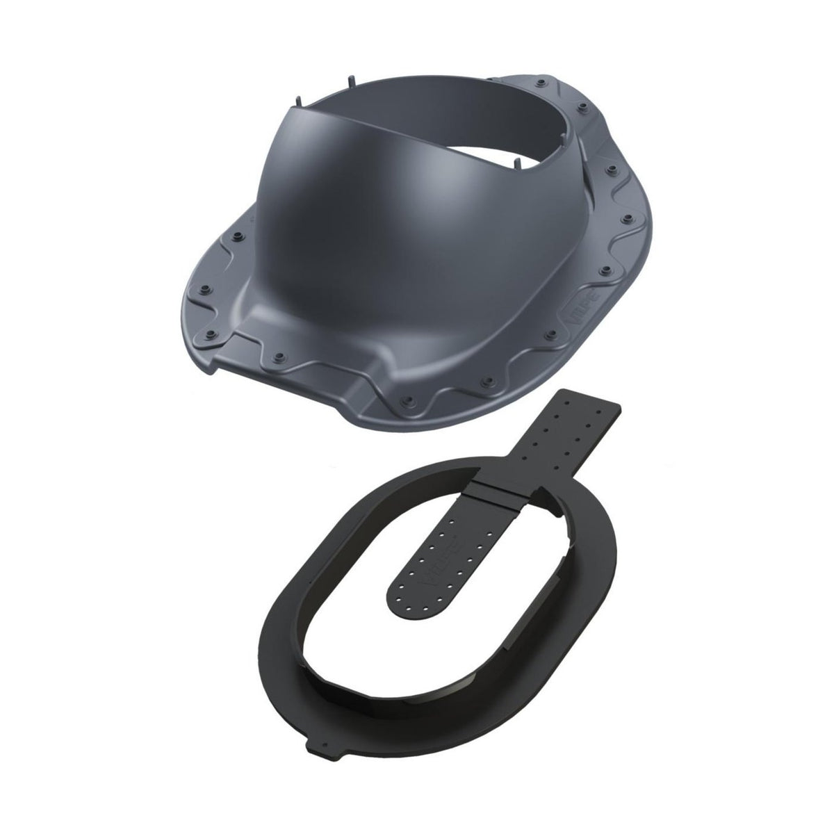 Kattoläpivienti Click Vilpe 360067 Aalto Clik Harmaa [7820668] |