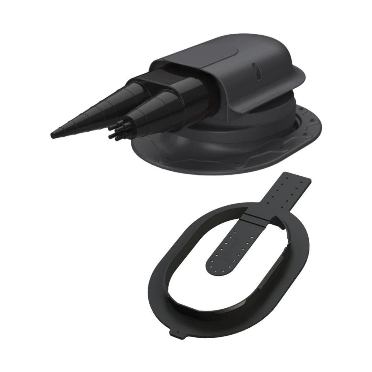 Kattoläpivienti Click Vilpe 360212 Solar Classic Mus [7820712] |