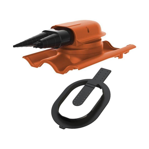 Kattoläpivienti Click Vilpe 360209 Solar Tiili Tp [7820717] |