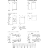 Jakotukkikaapin Ovi Ja Kehys LK 740X580X26 [2073899] |