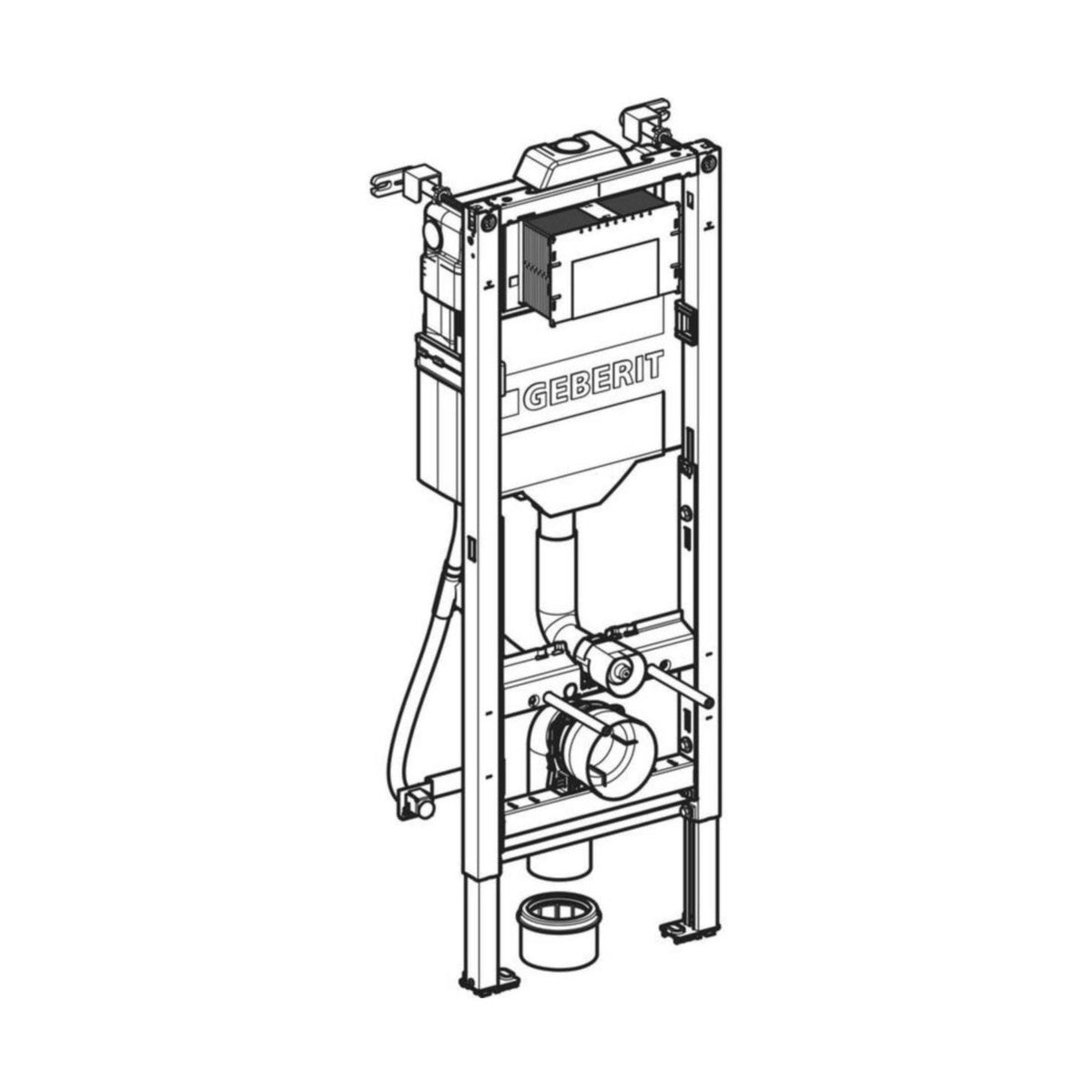 Asennusteline Seinä - Wc:Lle Duofix Sigma Esteetön Kapea [5756991] |