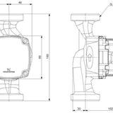 Lämpöjohtopumppu Grundfos Alpha1 go 32-40 180 220-240V 9 [4616587]