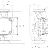 Lämpöjohtopumppu Grundfos Alpha2 go 32-40 180 220-240V 9 [4616575]