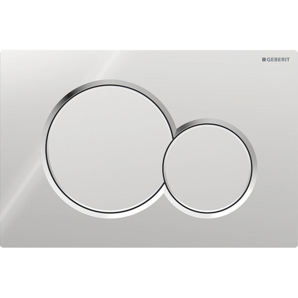 Seinä-WC huuhtelupainike Geberit Sigma01 mattakromi 115.770.Ka.5 [5756125]