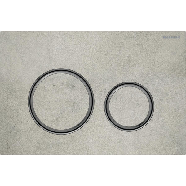 Huuhtelupainike Sigma50 2-H Round Mustakrom/Betoniopt. [5756679]