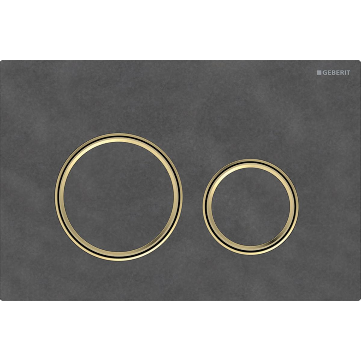 Huuhtelupainike Sigma50 2 - H Round Messinki/Liuskekivi [5756684] |