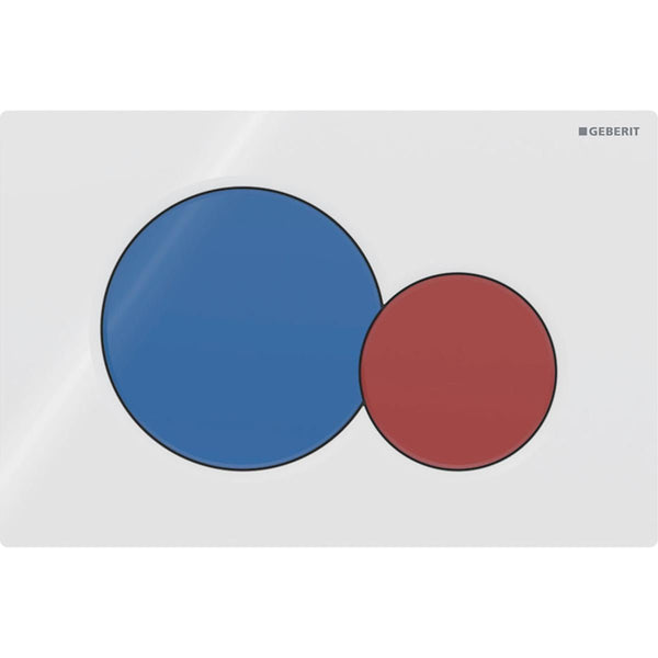 Huuhtelupainike Sigma01 2 - H Round Valkoinen/Sin./Pun [5756790] |