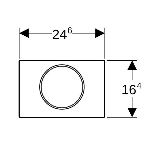 Huuhtelupainike Sigma10 1 - H Round Harj. Kiil. [5756338] |