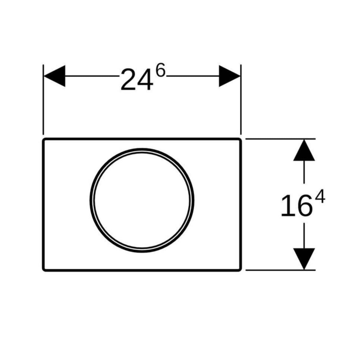 Huuhtelupainike Sigma10 1 - H Round Va/Kulta [5756256] |