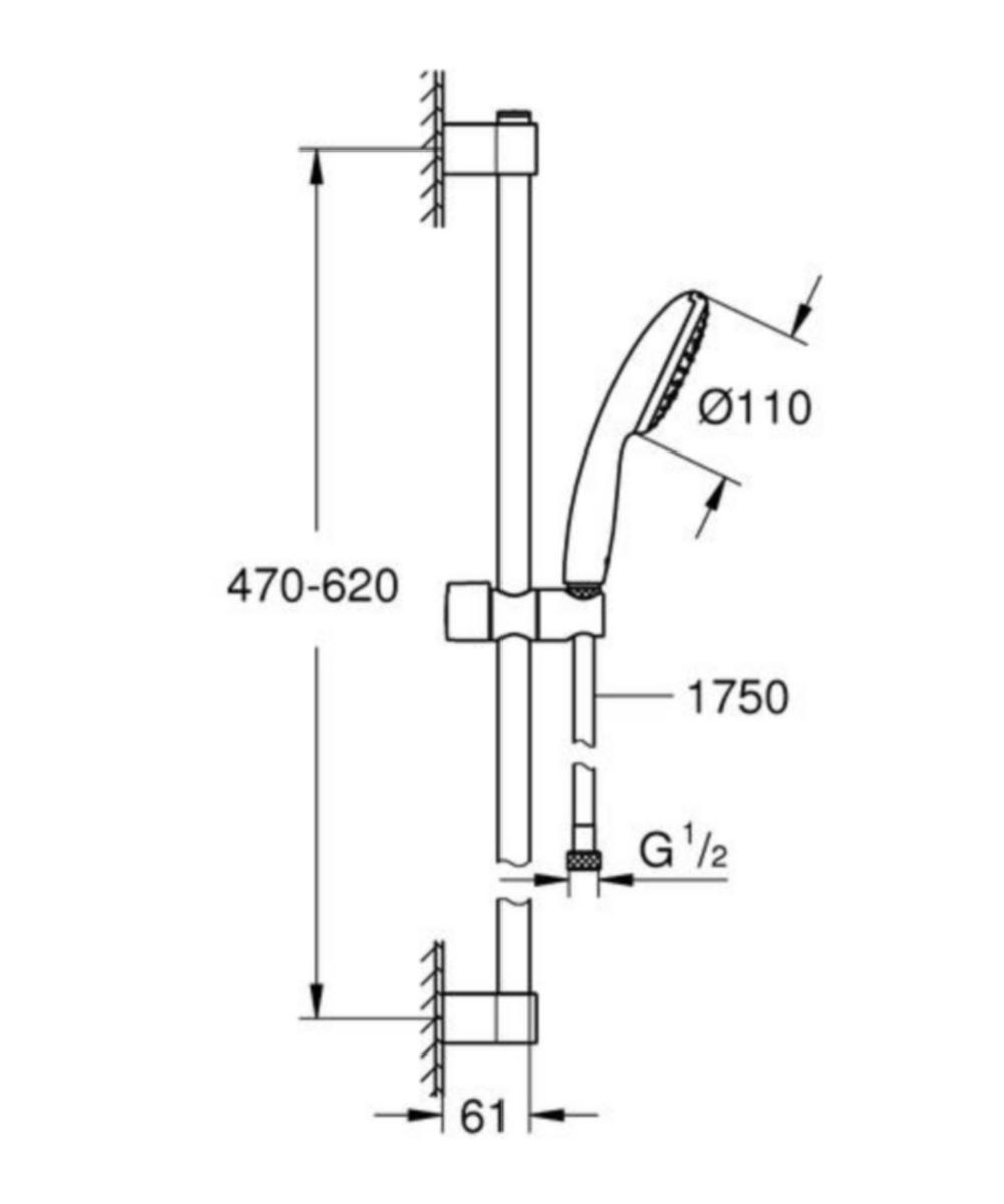 Suihkusetti 27924003 Grohe Tempesta 110 [6525194]