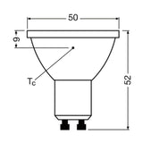 Kohdelamppu Ledvance Par16 2W/940 230Lm Gu10 Dim 36 [4738484] |